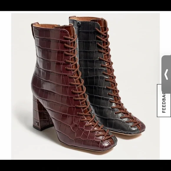 Sam Edelman Shoes Sam Edleman Carney Lace Up Bootie Poshmark